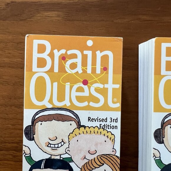 Brain Quest Learn Q & A Grade 4 Ages 9-10 Lot of 2 Quiz Deck VTG 3rd Ed 2005 - Picture 8 of 13